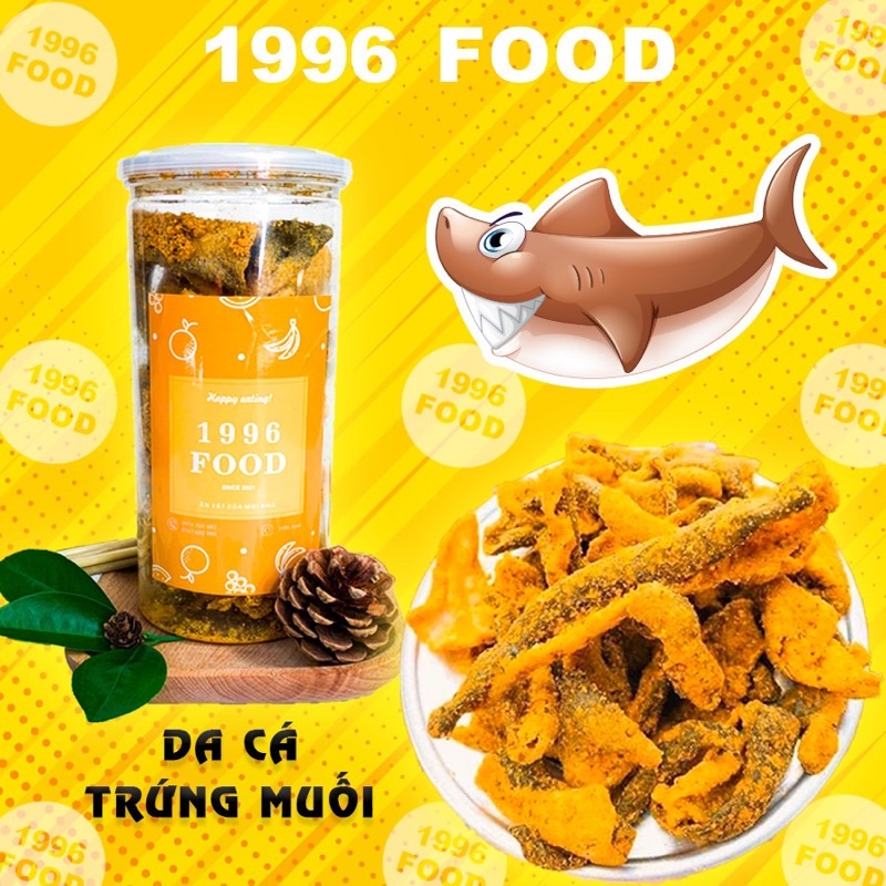 Da cá trứng muối 250g 1996 FOOD đồ ăn vặt Hà Nội vừa ngon vừa rẻ