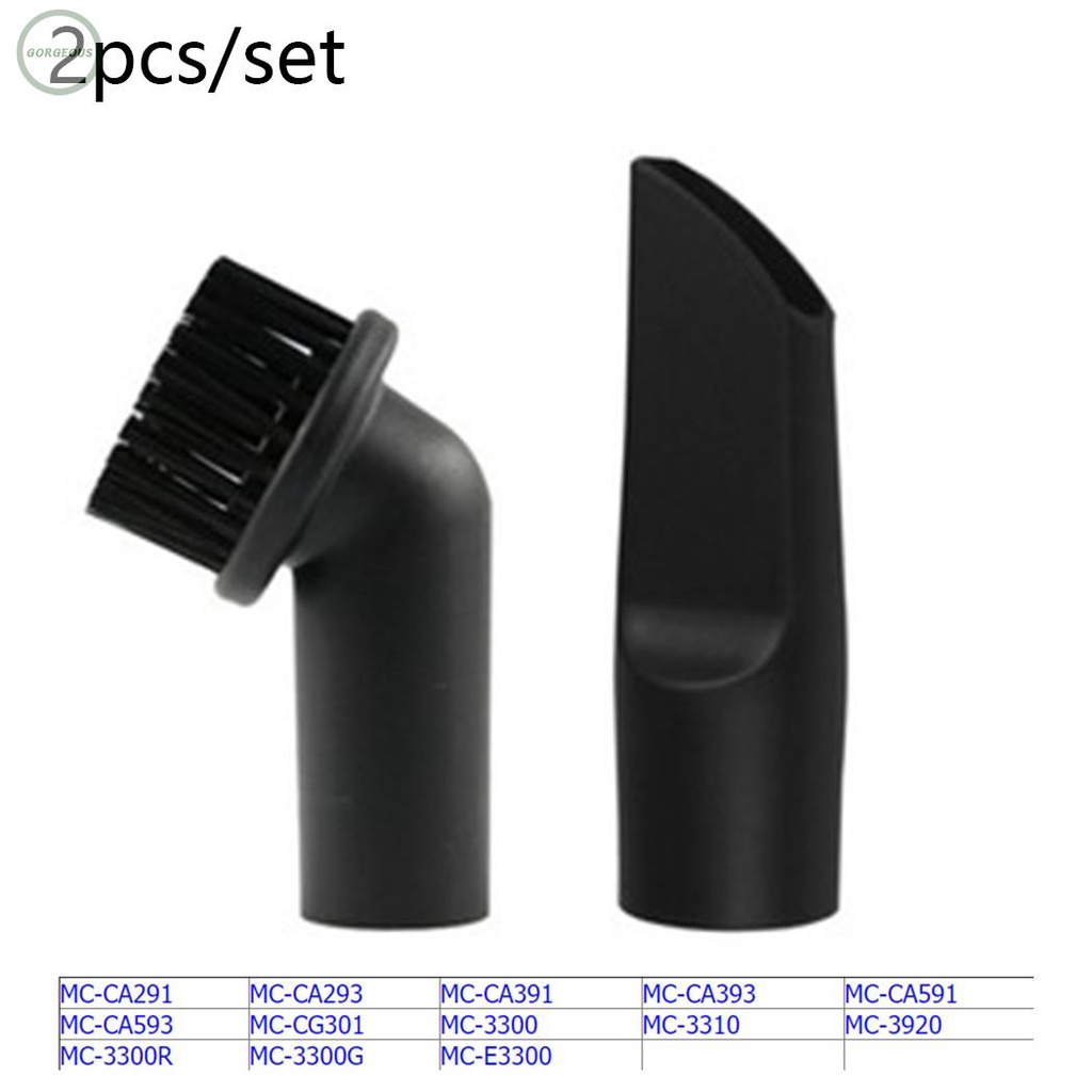 Set phụ kiện thay thế cho máy hút bụi Panasonic 2 trong 1 màu đen