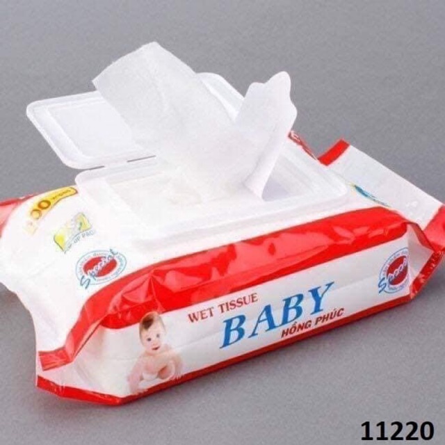 Gói 100 Tờ Khăn Giấy Ướt Baby Phú Đạt