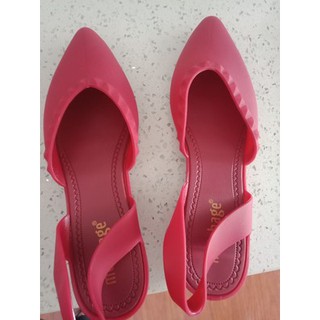 Giầy nhựa dẻo cao 3cm