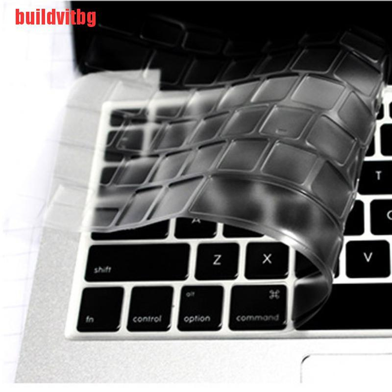 {buildvitbg}Thin Clear TPU Keyboard Cover Skin Protector for Macbook Pro 13 15 Retina GVQ