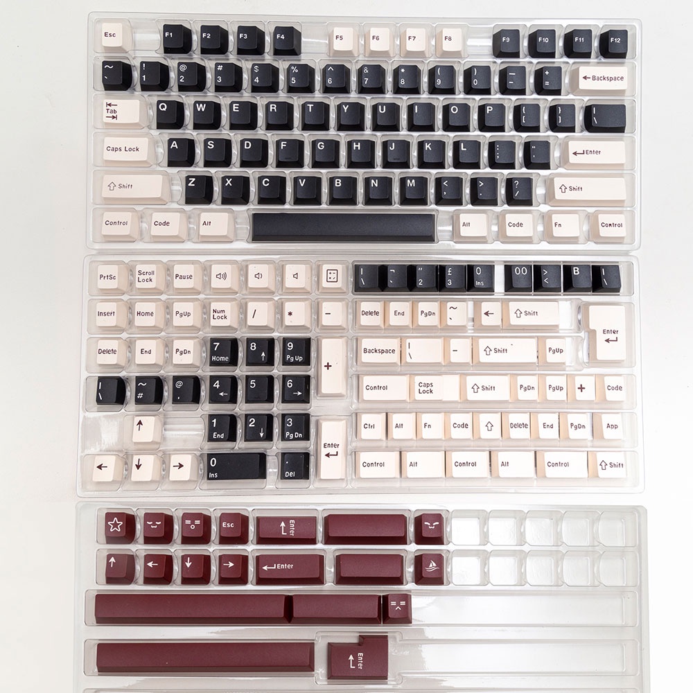 173keys Rome keycaps/Double shot/Cherry profile/PBT material mechanical keyboard keycap set