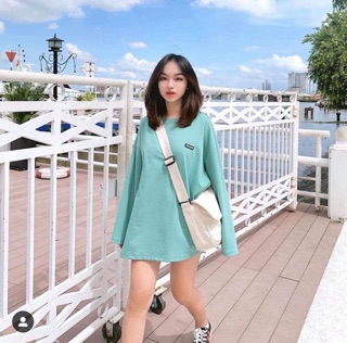 Túi đeo chéo Canvas đen - be (ảnh thật)