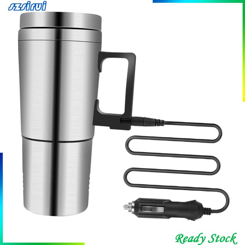 Ấm Đun Nước Điện Bằng Thép Không Gỉ 300ml 12V