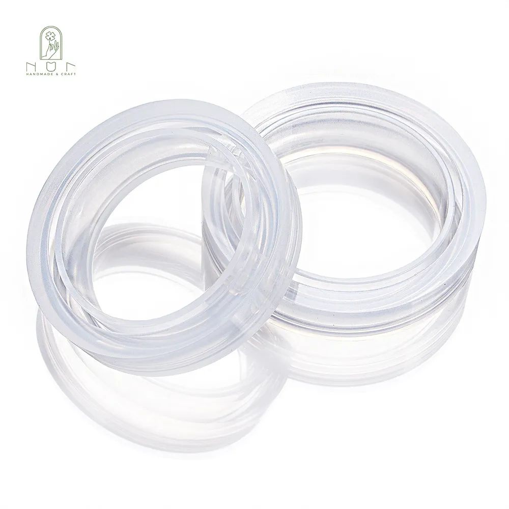 Khuôn silicone làm vòng tay handmade, làm epoxy resin