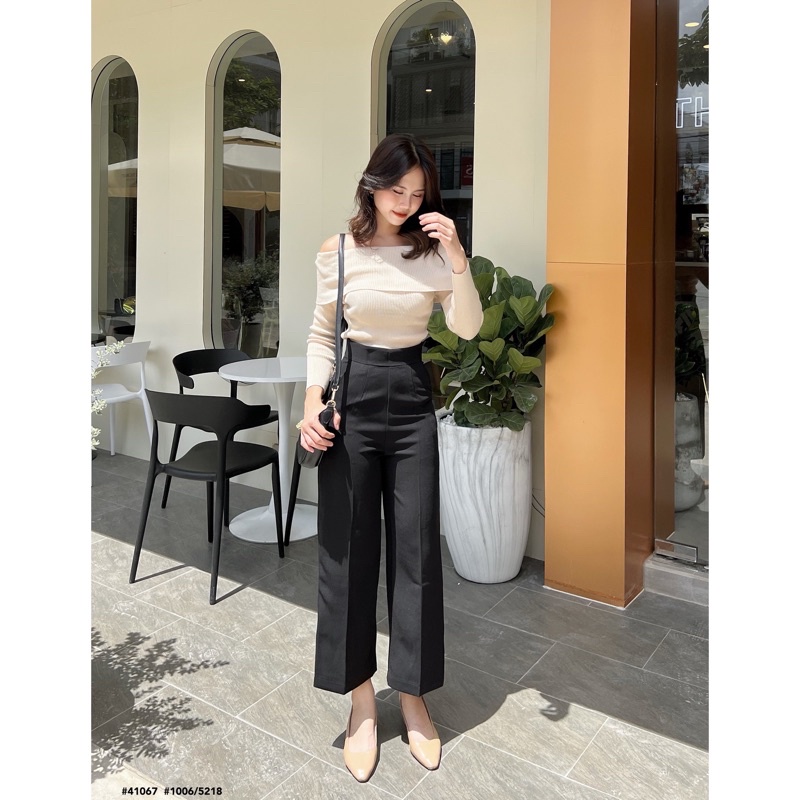 Quần Tây Ống Rộng có khoá kéo hông - 1006