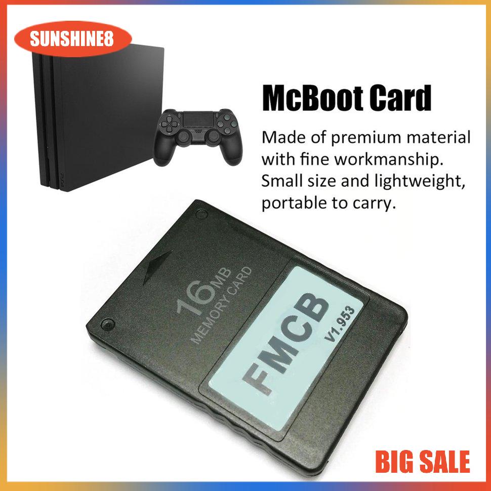 【SUN】FMCB Free McBoot Version V1.953 Memory Card For PS2 Playstation2 Memory Card