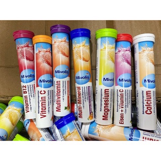 Viên Sủi Mivolis.Tăng Đề Kháng,Vitamin,Khoáng Chất Cho Cơ Thể.Tuýp 20 Viên Hàng Đức