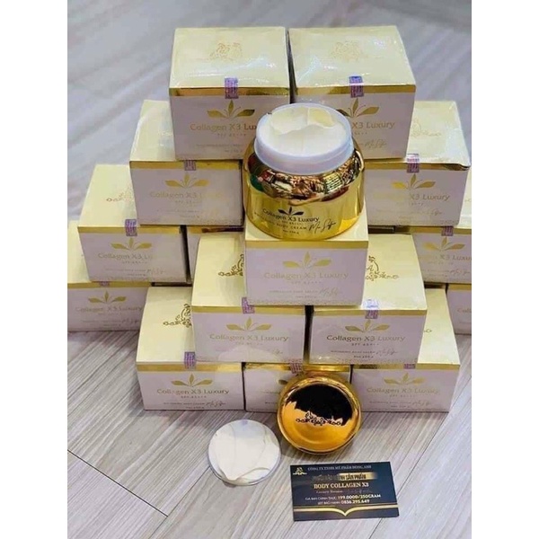 COMBO 10 HỘP BODY COLLAGEN X3 LUXURY 250G Mỹ Phẩm Đông Anh x3 (Chính Hãng cty 100%)