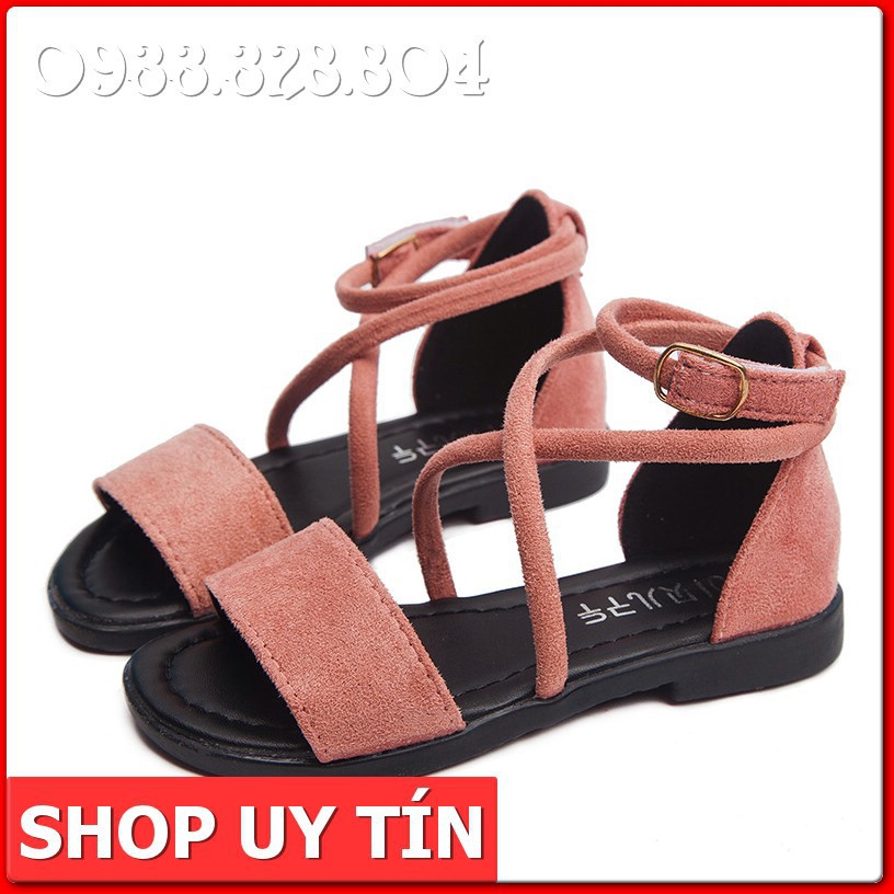 [SALE] GL12⚡Size26-30⚡Dép sandal cho bé gái, kiểu dáng dây⚡HÀNG QUẢNG CHÂU CAO CẤP⚡