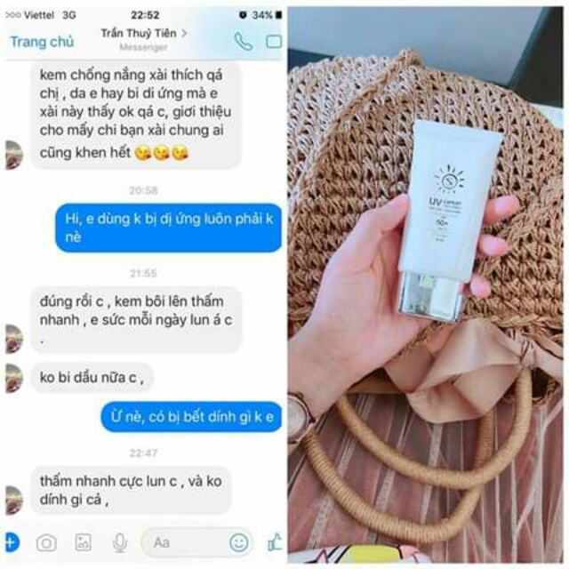 Kem chống nắng Sun Cream NS