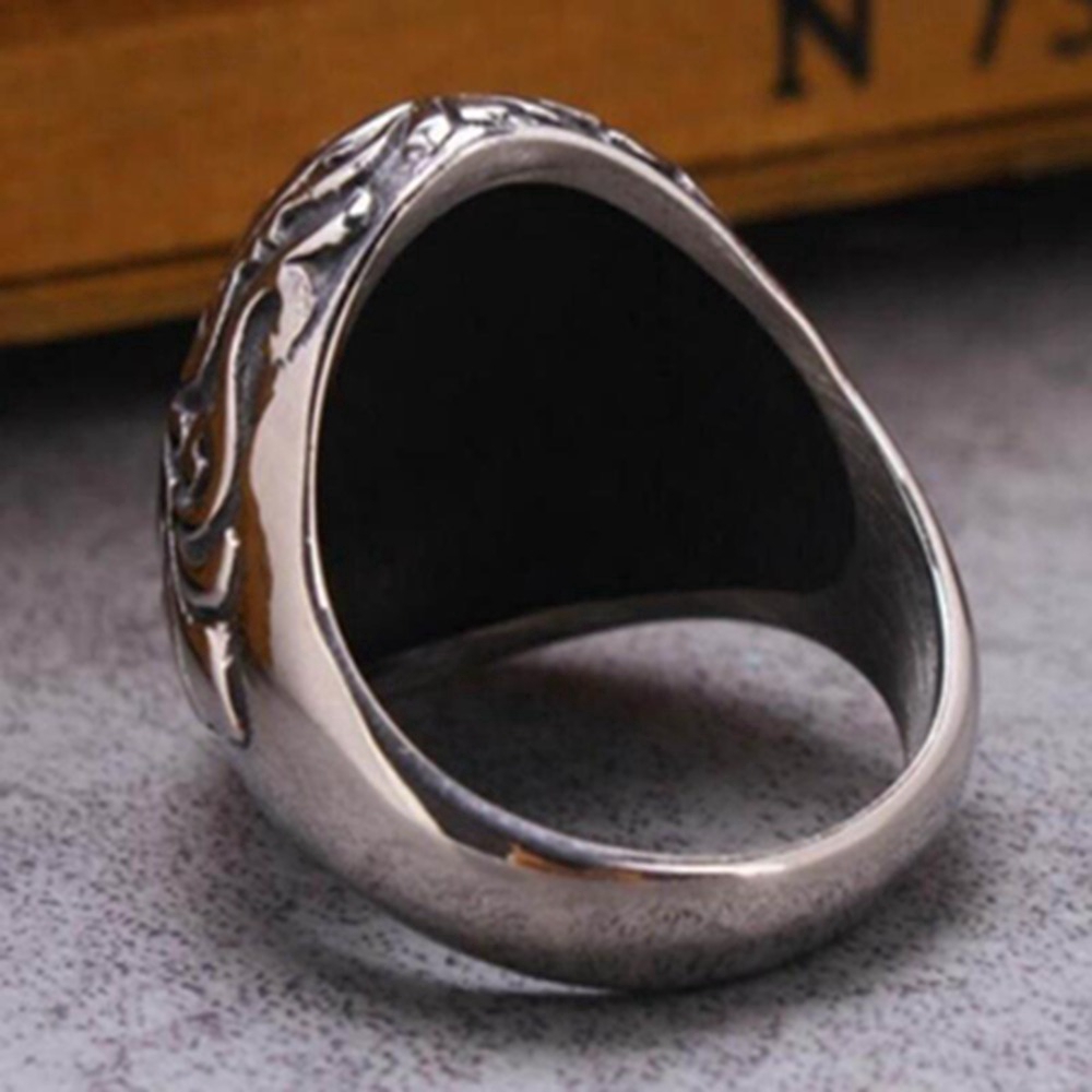 Pria Vintage Punk Christian Palang Cincin Pria Ukuran 7 ~ 14 Perhiasan