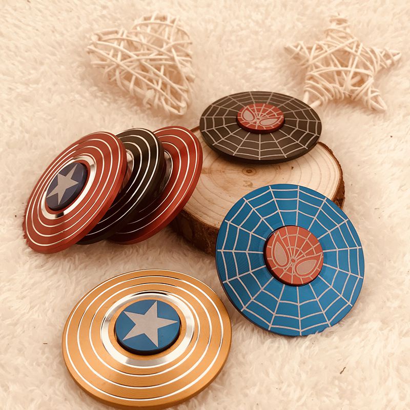 Con Quay Đồ Chơi Spinner BằNg HợP Kim HìNh Captain America