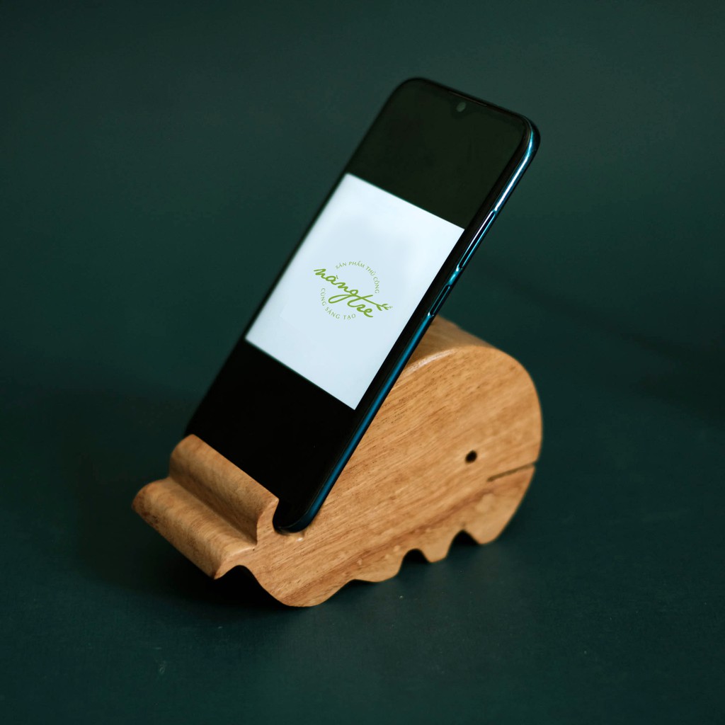 Giá gỗ gác bút - Giá gỗ đa năng - Wooden phone rack