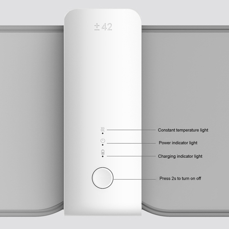 Máy hâm nóng sữa/nước ép/cà phê/trà sữa 5200mah 42 độ C sạc USB tiện dụng mang theo khi đi du lịch