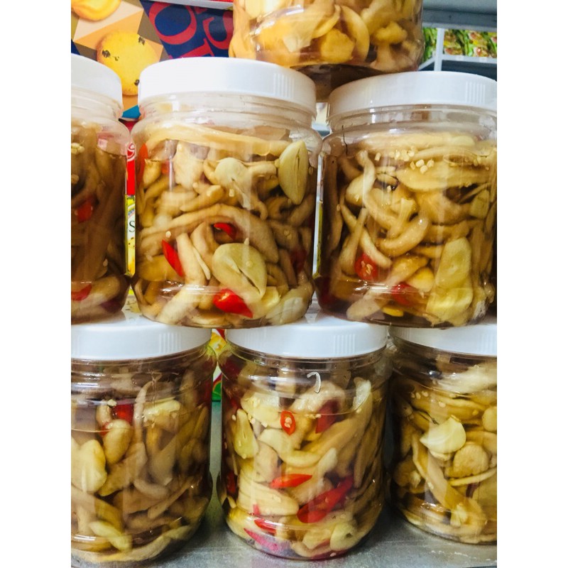 củ cải trắng ngâm nước mắm (chay mặn đều dùng được)