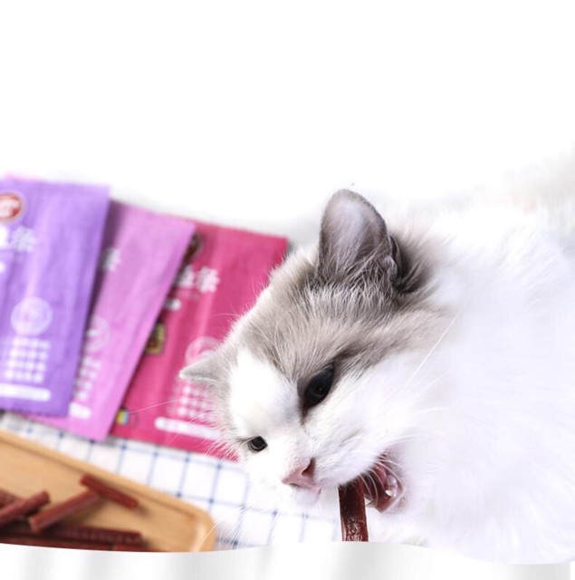 Thanh Thưởng Wanpy Làm Sạch Răng Mảng Bám Viêm Nướu Cho Boss Cá Hồi,Cá Ngừ,Cá Tuyết Túi 3 thanh