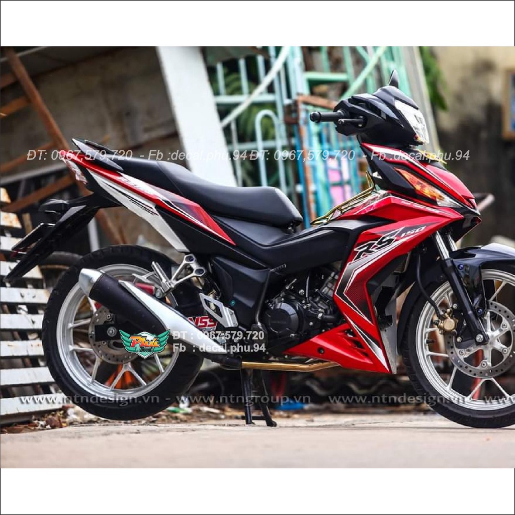 Tem rời xe Winner Rs đỏ đen (A)