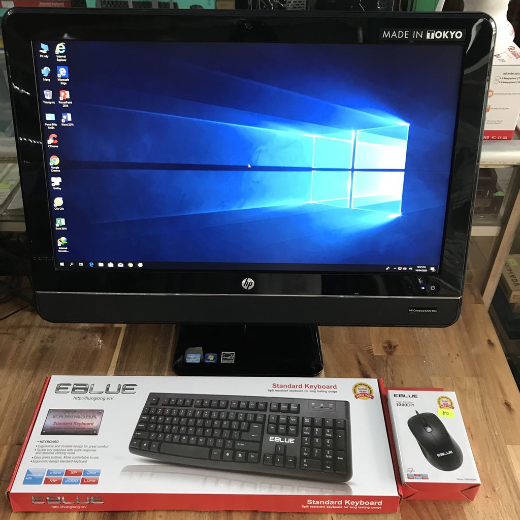 Máy tính All in one HP 8200 : i5 2400 8G 500G HDD LCD 23 inch Full HD