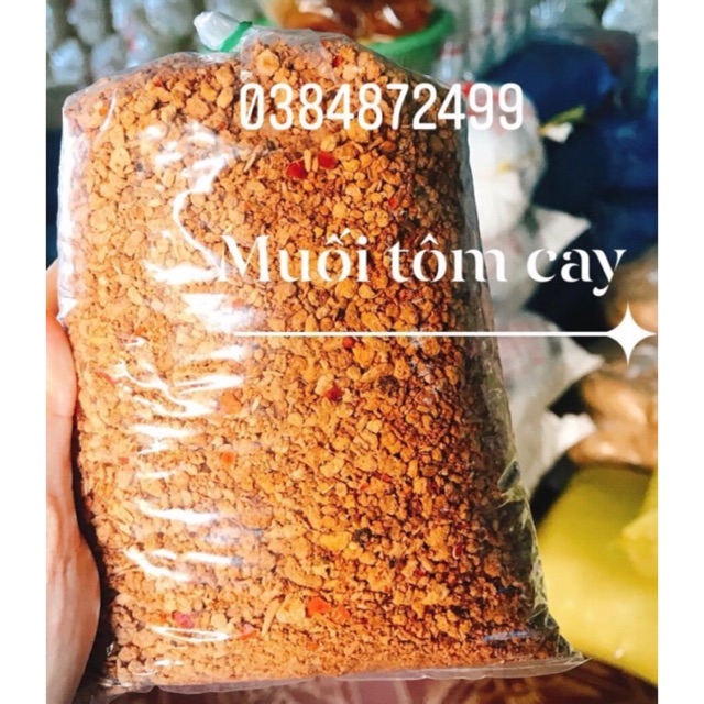 Muối Tôm Tây Ninh cay nhiều, thơm tôm