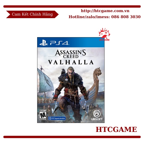 Đĩa game Assassin's Creed Valhalla dành cho PS4/PS5