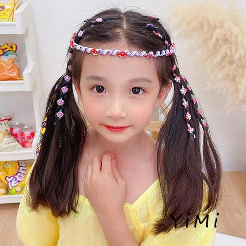 Dây buộc tóc, cột tóc scrunchies hoa quả dễ thương