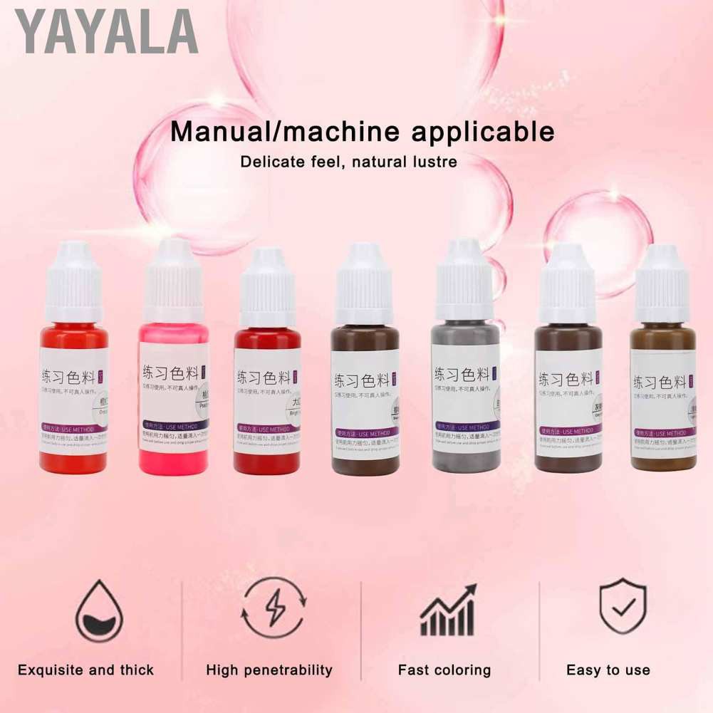 Mực Xăm Môi / Lông Mày Bán Vĩnh Viễn Yayala 15ml
