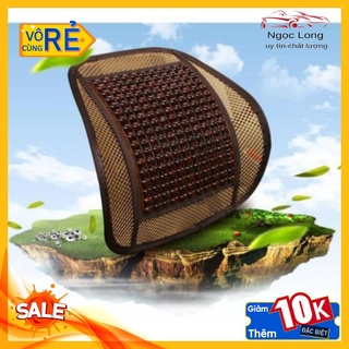 Tựa lưng chất lưới đan hạt gỗ⚡️sản phẩm bán chạy 2021⚡️ dành riêng  cho ghế ô tô và văn phòng bảo bệ cột sống ,chống mỏi