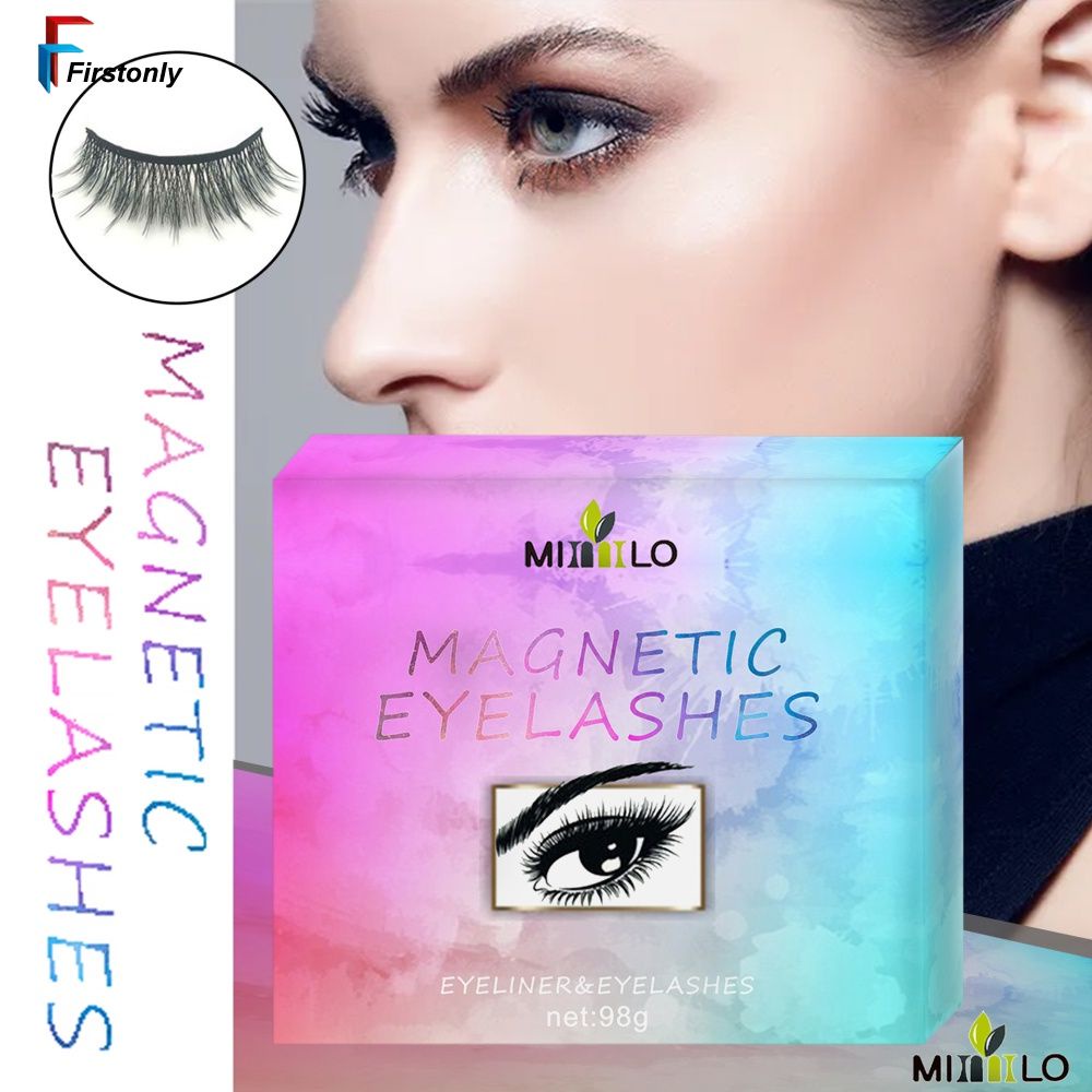 Bộ bút kẻ mắt dạng lỏng từ tính kèm lông mi giả từ tính tiện dụng
