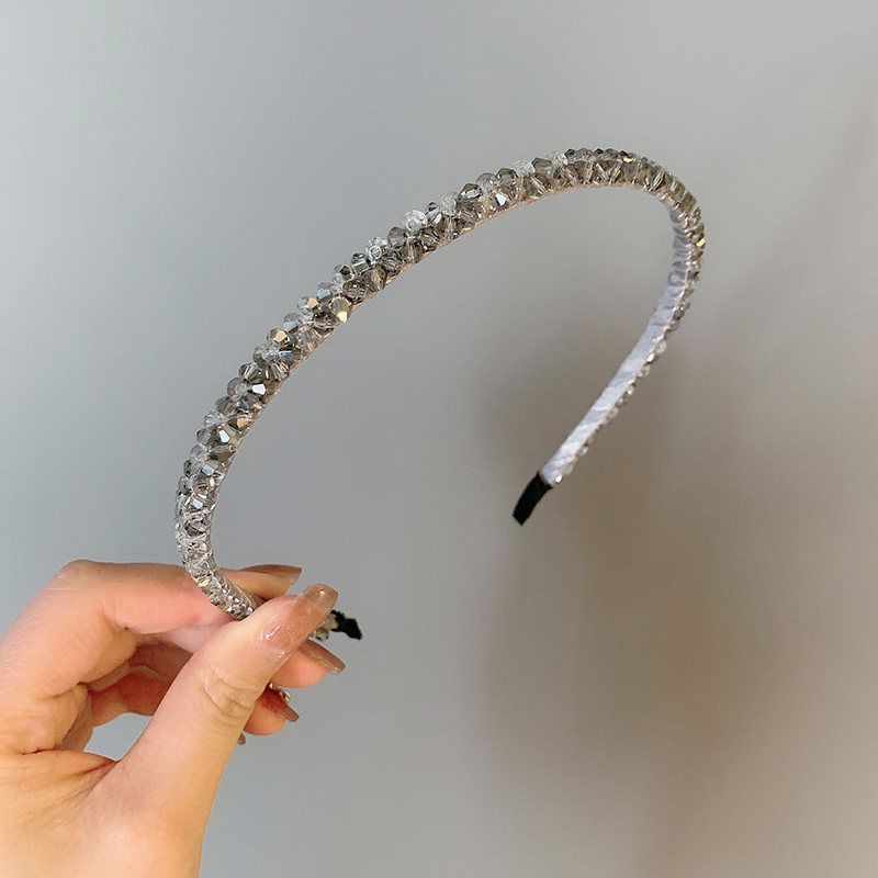 Băng đô cài tóc phối đá lấp lánh cao cấp - Gom.phukienthoitrang