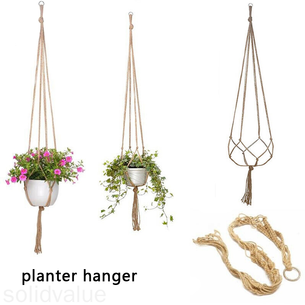 Dây treo chậu hoa dành cho trang trí ban công trong nhà