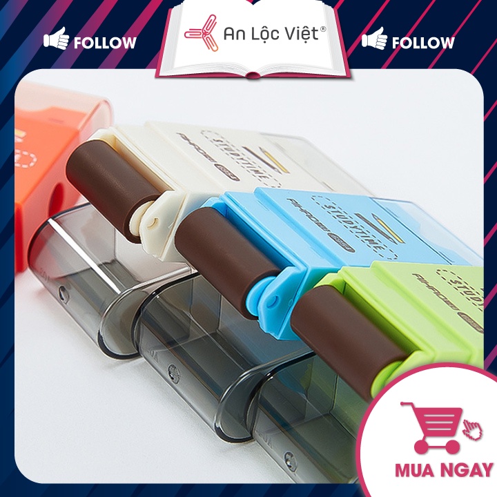 Chuốt Bút Chì Tích Hợp Ngăn Chứa Và Gôm Tiện Dụng Aihao 6954
