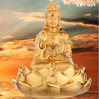 Tượng Phật Bà Quan Thế Âm Bồ Tát - Đồ chơi ô tô - Phụ kiện xe hơi