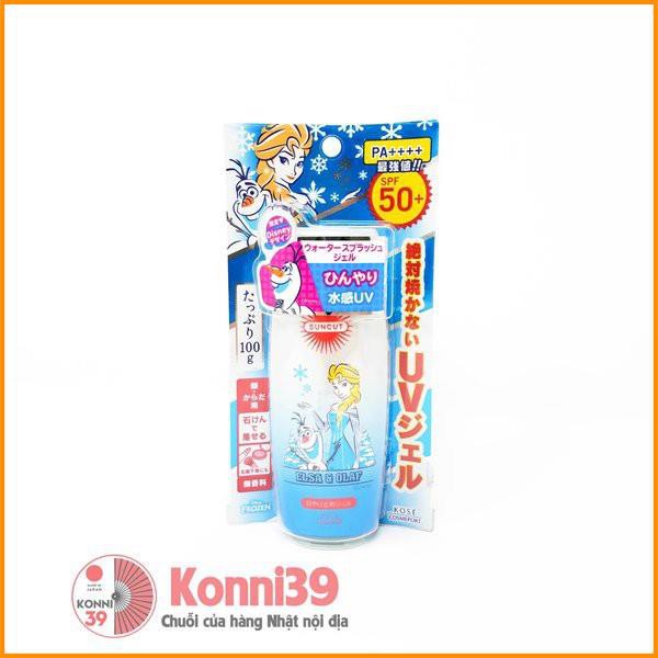 [Thổ] KEM CHỐNG NẮNG KOSE SUNCUT UV SPF50+/PA+++ DẠNG GEL (PHIÊN BẢN ELSA) 100GR - KHÔNG THẤM NƯỚC - HÀNG NHẬT NỘI ĐỊA