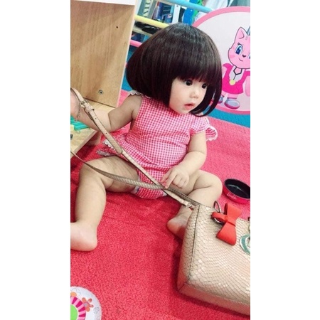 Bộ tóc cho bé gái- Tóc giả cho bé siêu cưng/ Tóc nguyên đầu