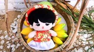 Yếm váy mấn cho doll 20cm