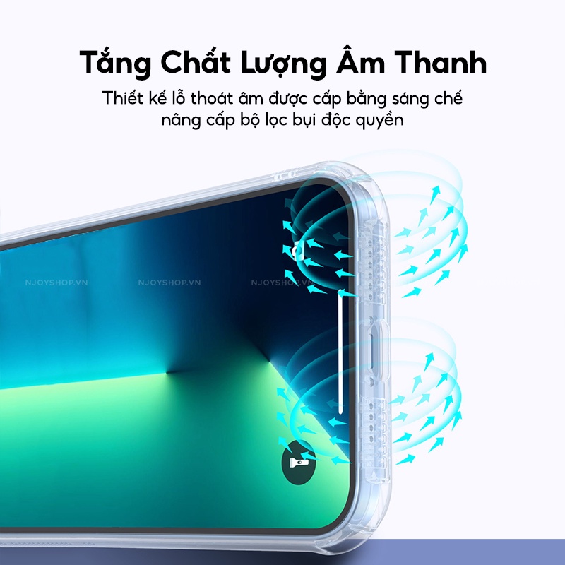 Ốp Lưng Trong Suốt Ultra Hybrid Magnetic Hỗ Trợ Sạc Không Dây Từ Tính Chống Sốc Bảo Vệ Camera 13 Pro Max Njoyshop