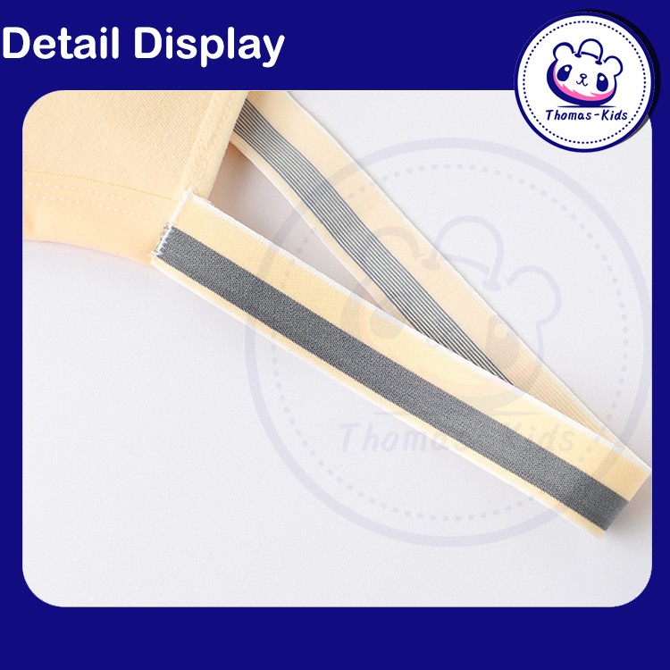 Áo Ngực Thể Thao Bằng Cotton Thoáng Khí Cho Bé Gái Từ 8-16 Tuổi 30-50kg