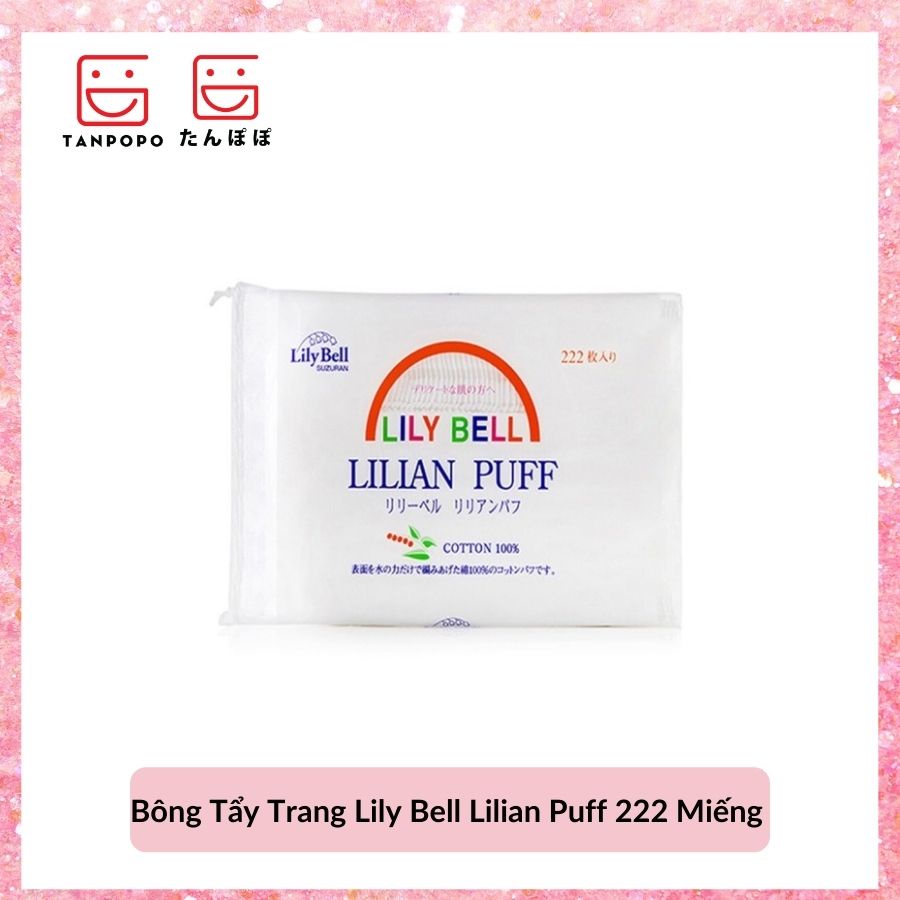 [Chính hãng] [Có sẵn] [Chính hãng] Bông Tẩy Trang Lily Bell Lilian Puff 222 Miếng