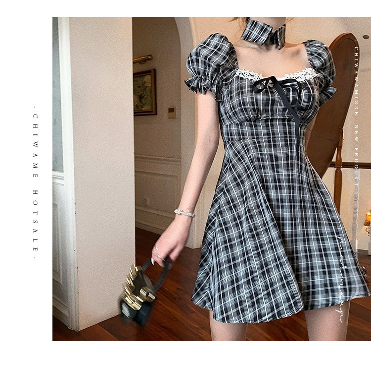 NRVP 2021 NEW ARRIVAL ready stock french style dress Floral skirt women fashion clothes