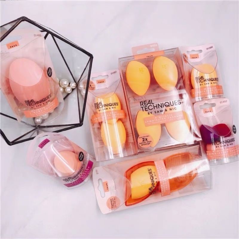 Mút Trang Điểm Bông Mút Mền Mịn Dễ Tán Kem Nền Real Techniques Loại To