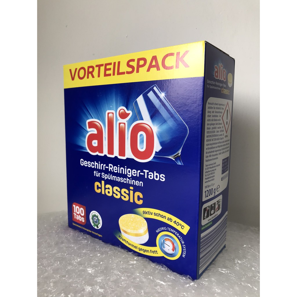 ALIO - Bột / Viên rửa ALIO CLASSIC - All in1 dùng cho máy rửa chén bát