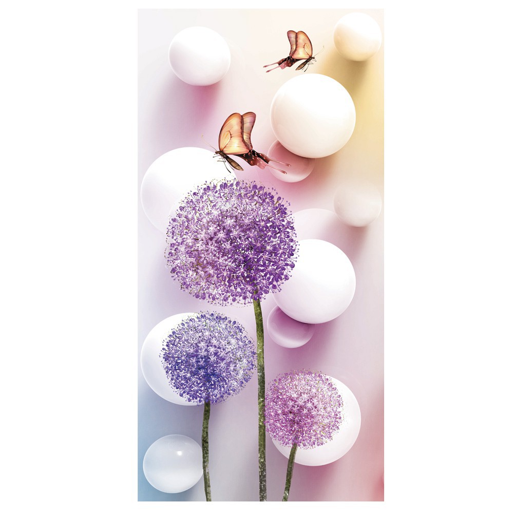 Bộ tranh đính đá 5D tự làm họa tiết hình hoa bồ công anh và bươm bướm tuyệt đẹp treo trang trí kèm phụ kiện | BigBuy360 - bigbuy360.vn