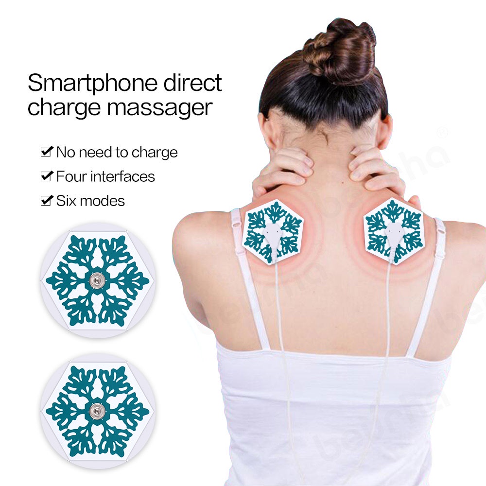 Bộ thiết bị mát xa SUOLAER kích thích cơ bắp lưng có thể dùng với điện thoại