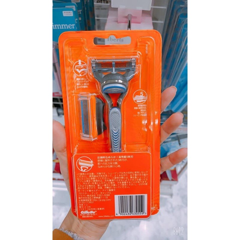 Dao cạo câu Gillette Fushion 5 lưỡi  Nhật nội địa