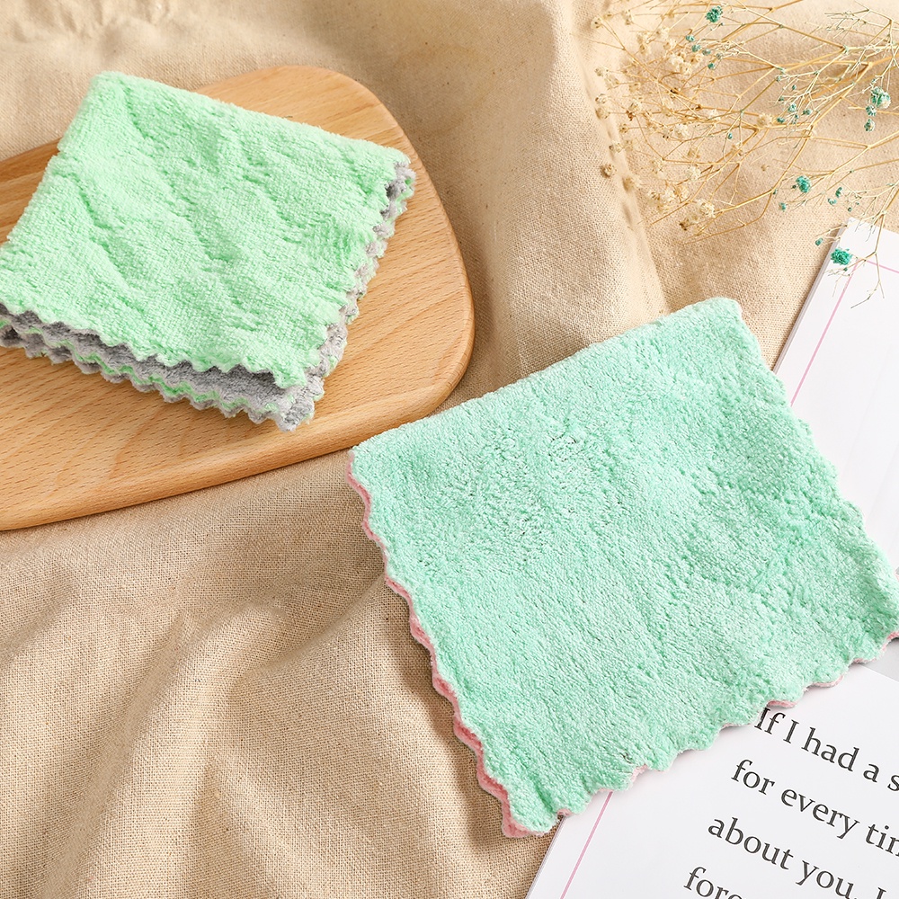 Khăn lau chén dĩa từ sợi fiber siêu mịn