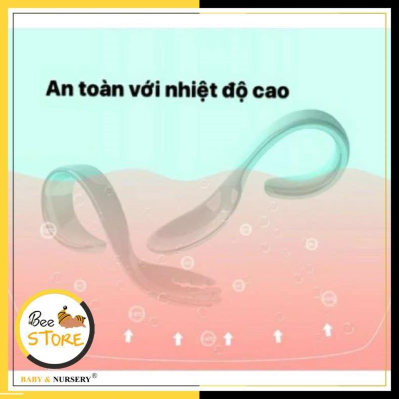 [MỞ KHO SỈ BÁN LẺ] SET THÌA DĨA CONG TẬP XÚC MISUTA, BỘ THÌA NĨA TẬP ĂN CHO BÉ