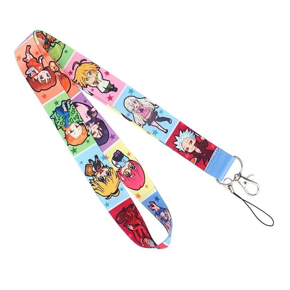 Dây Treo Thẻ ID / Móc Khóa Họa Tiết Nhân Vật Hoạt Hình Anime The Seven Deadly Sins