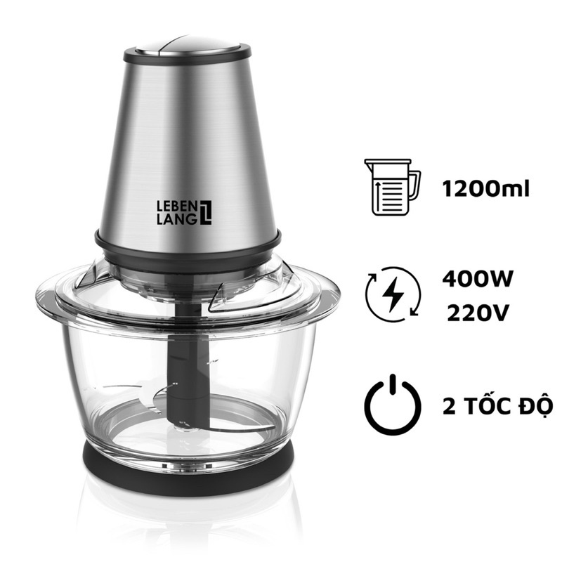 MÁY XAY THỊT CỐI THUỶ TINH DUNG TÍCH 1200ML - LBUF1920