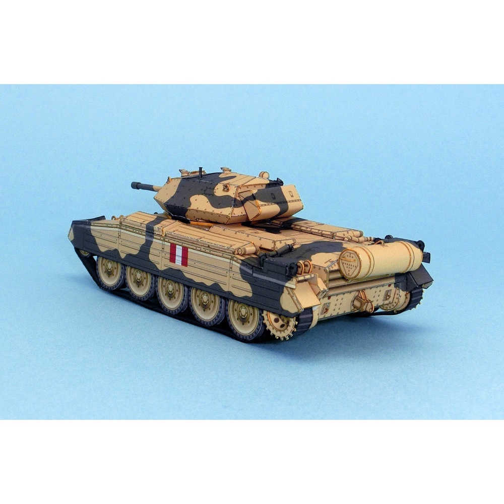 Mô hình giấy 3D  xe tank Crusader MkIII tỉ lệ 1/72